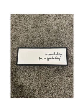 Hobby Lobby White Black Sign